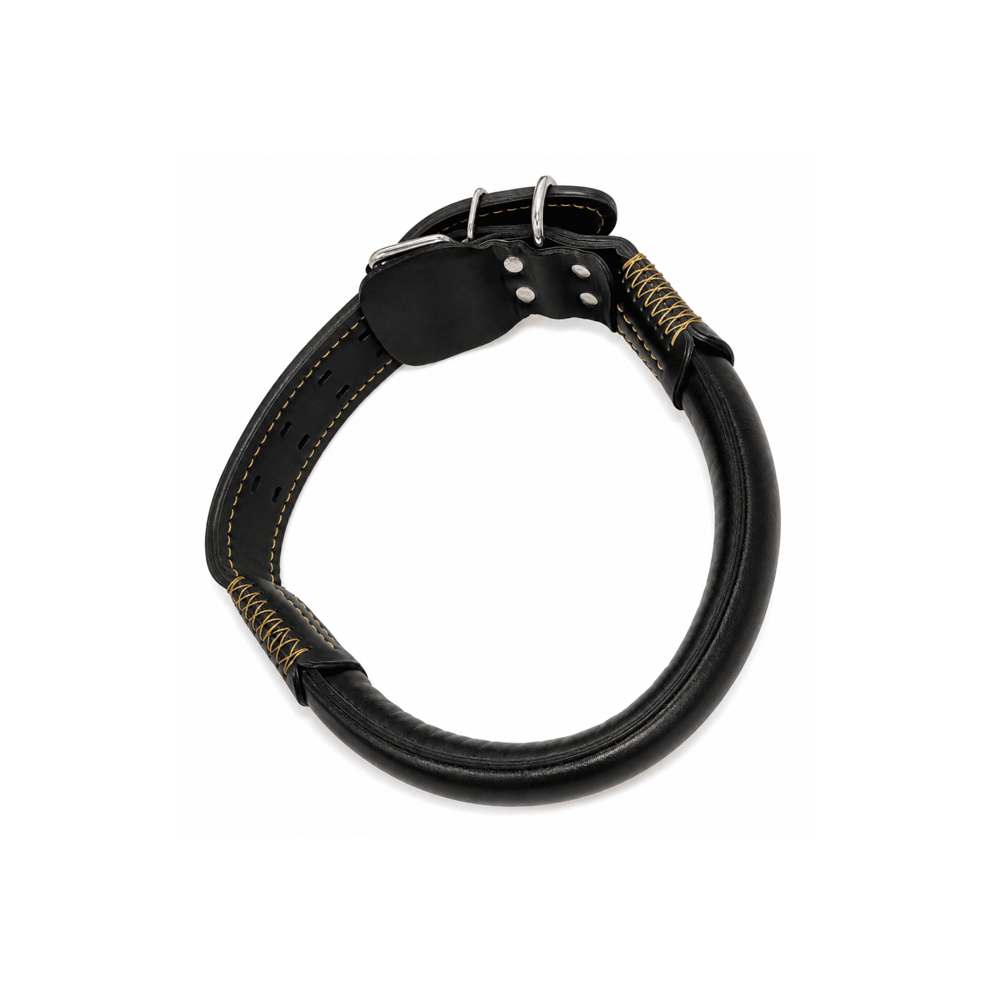 Collar Reforzado de Cuerina Acolchado para Perro
