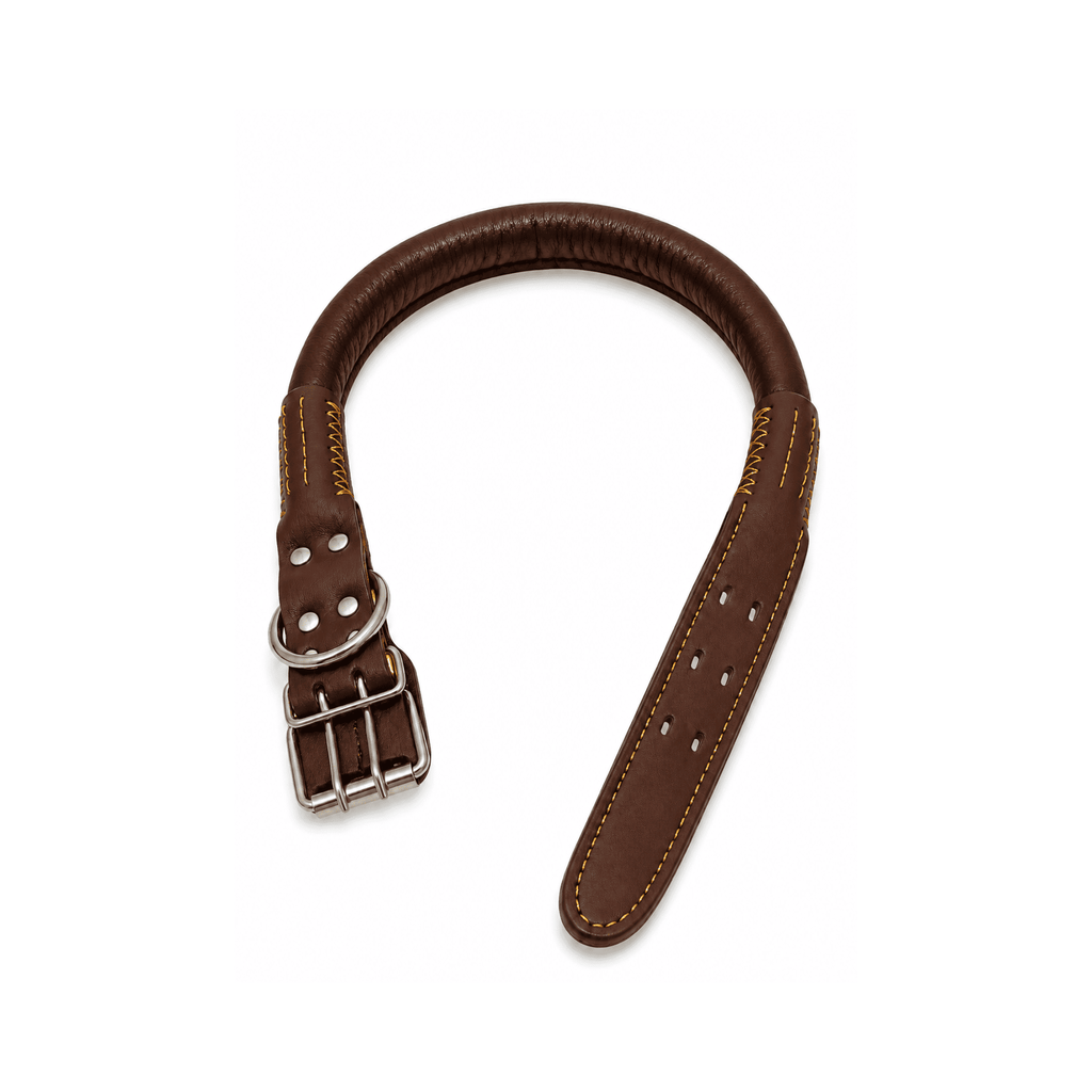 Collar Reforzado de Cuerina Acolchado para Perro