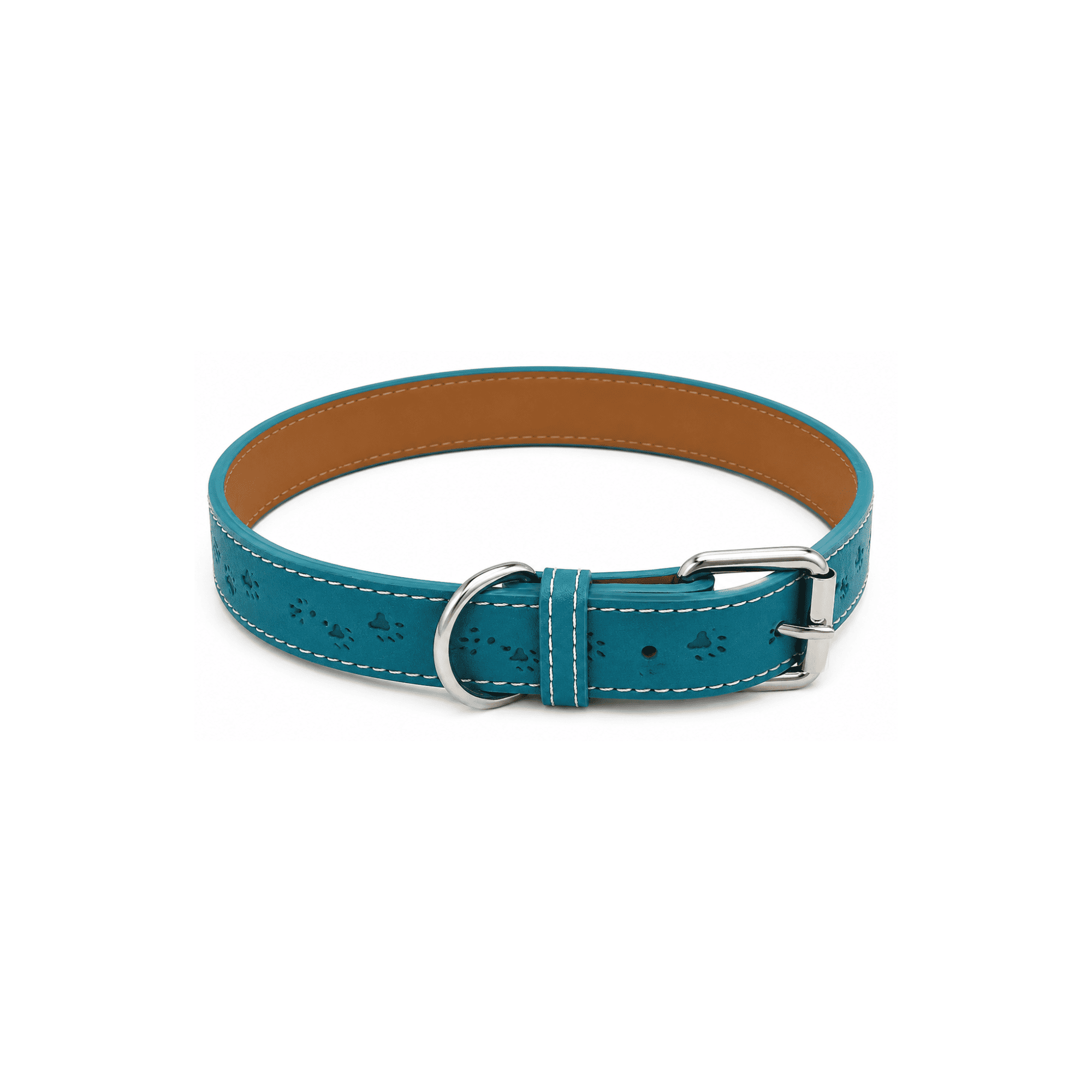 Collar para Perro con Diseño de Huellas