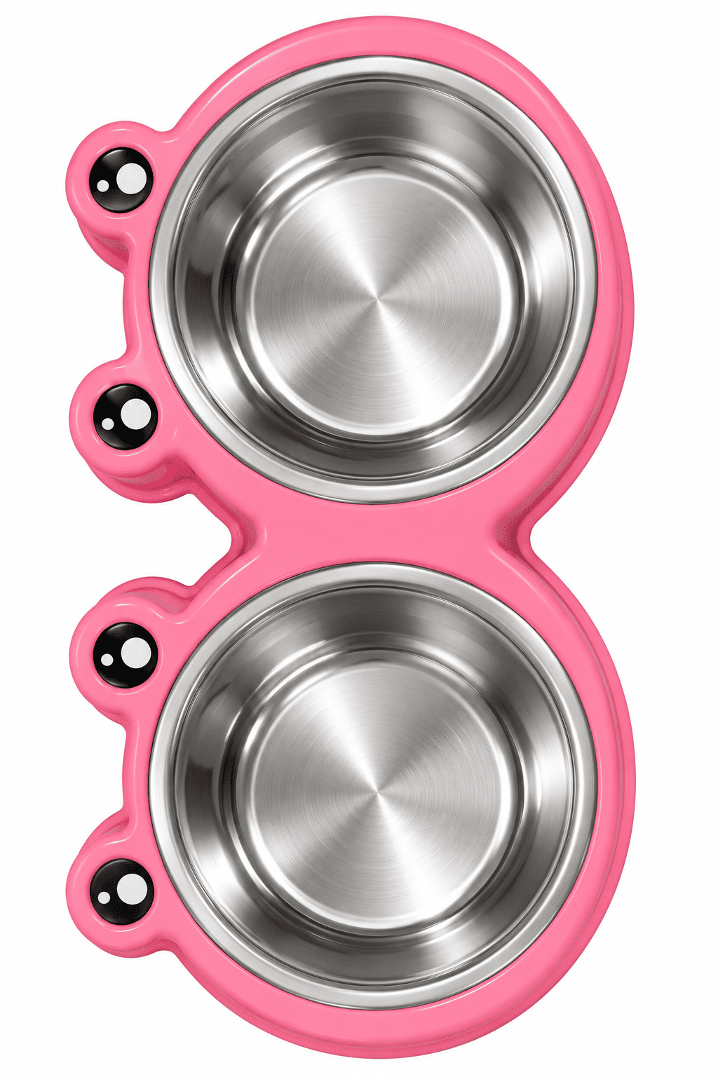 Plato Doble Diseño Sapo para Perro Mediano y Grande