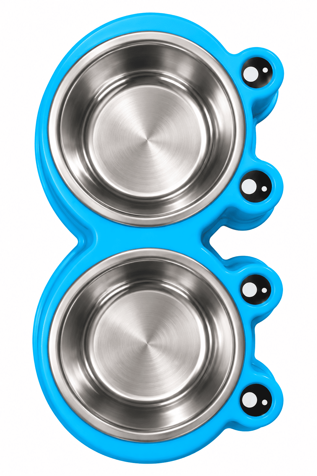Plato Doble Diseño Sapo para Perro Pequeño