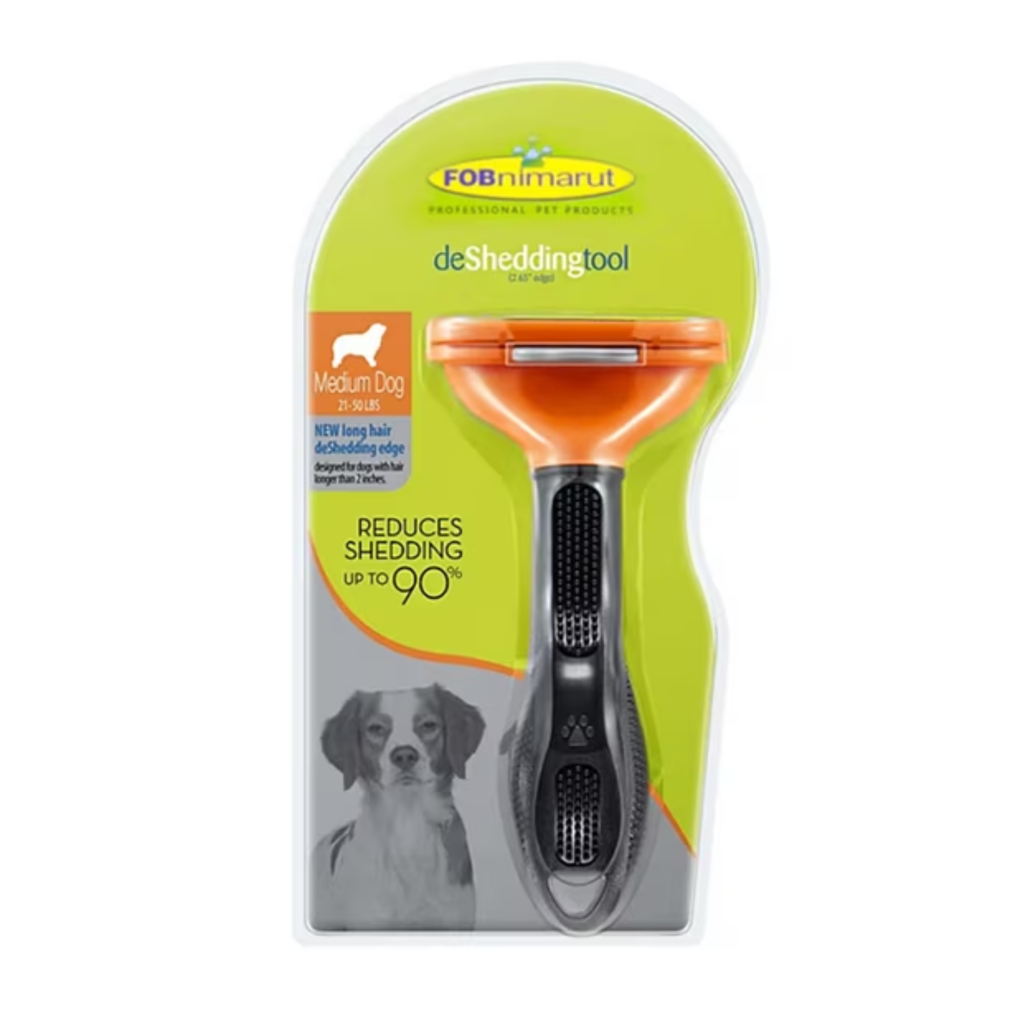Cepillo Deslanador para Perro Mediano Pelo Largo