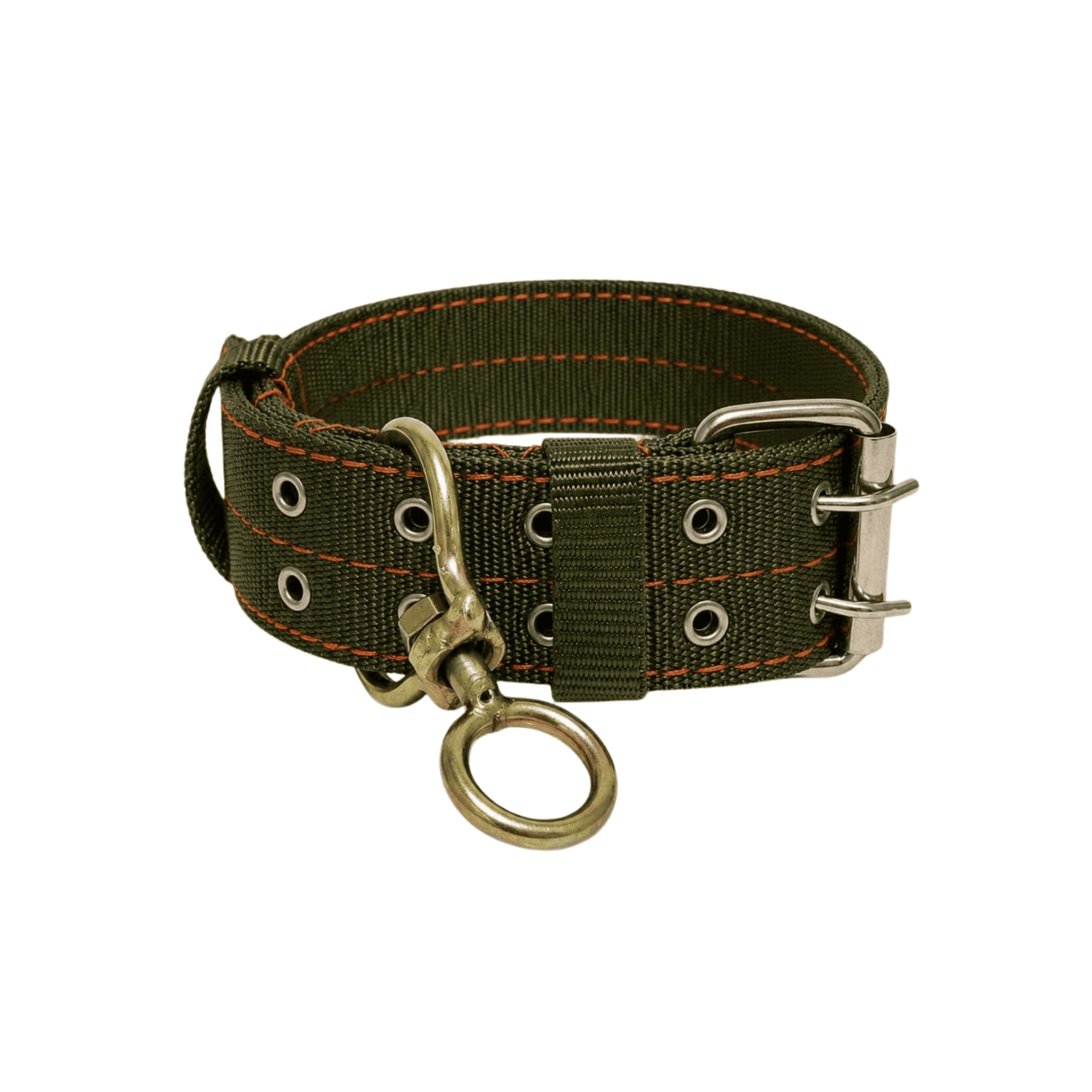 Collar Reforzado para Perros con Aro Giratorio Metálico